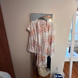 Never been worn floral PJs from Etsy! Beautiful!